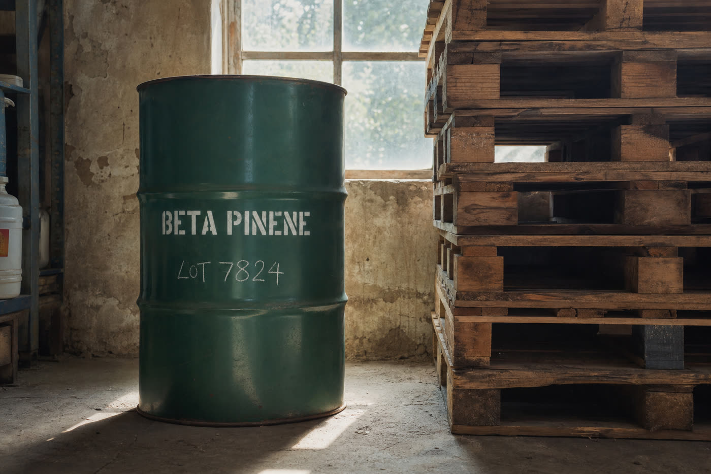 Beta Pinene 95% packed for despatch