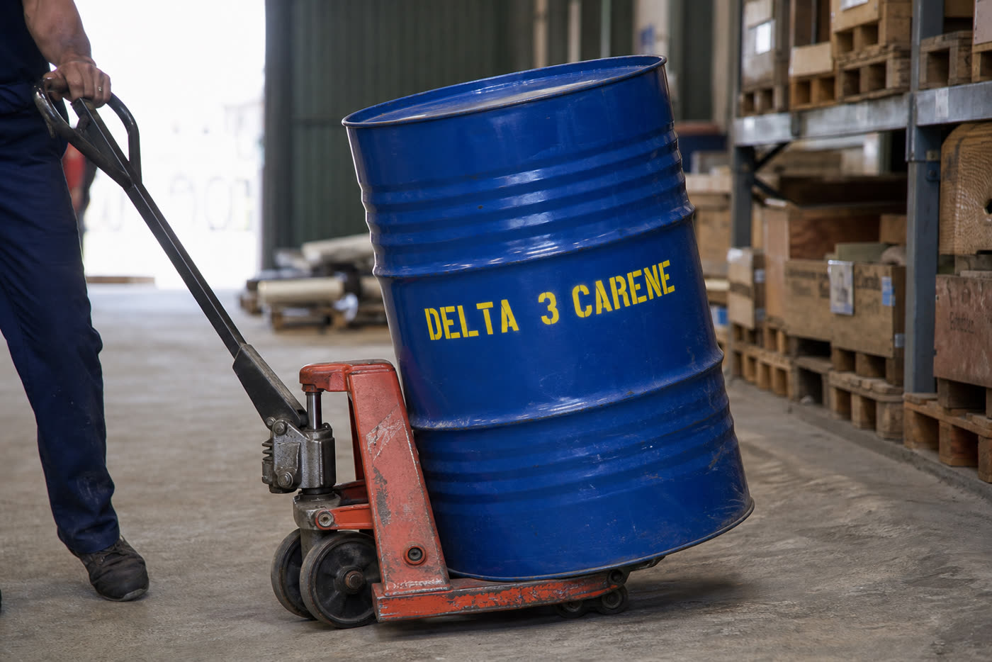 Delta 3 Carene packed for despatch