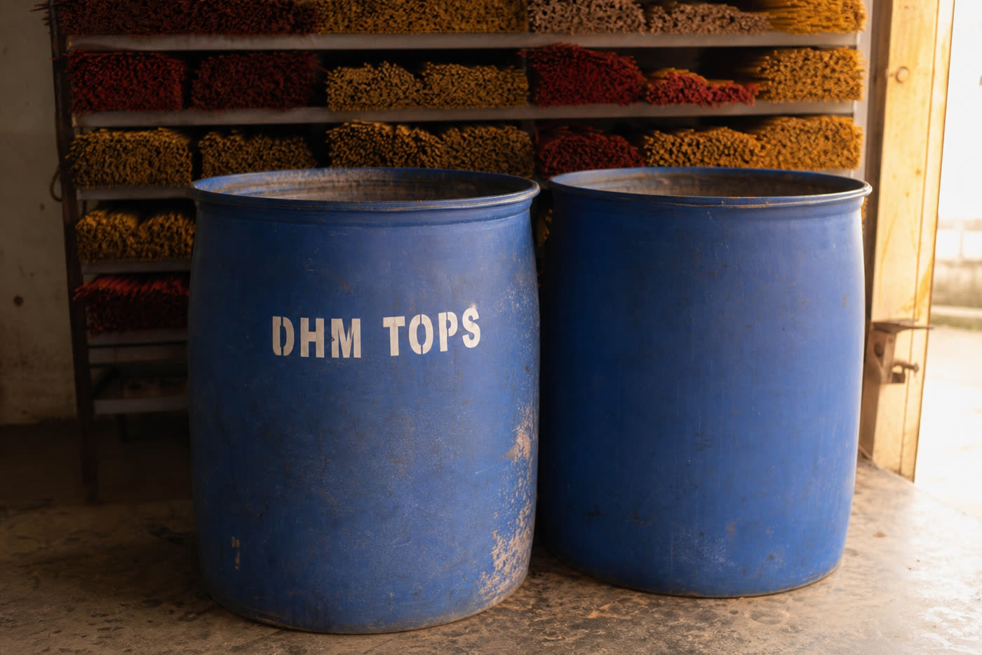 DHM Tops packed for despatch