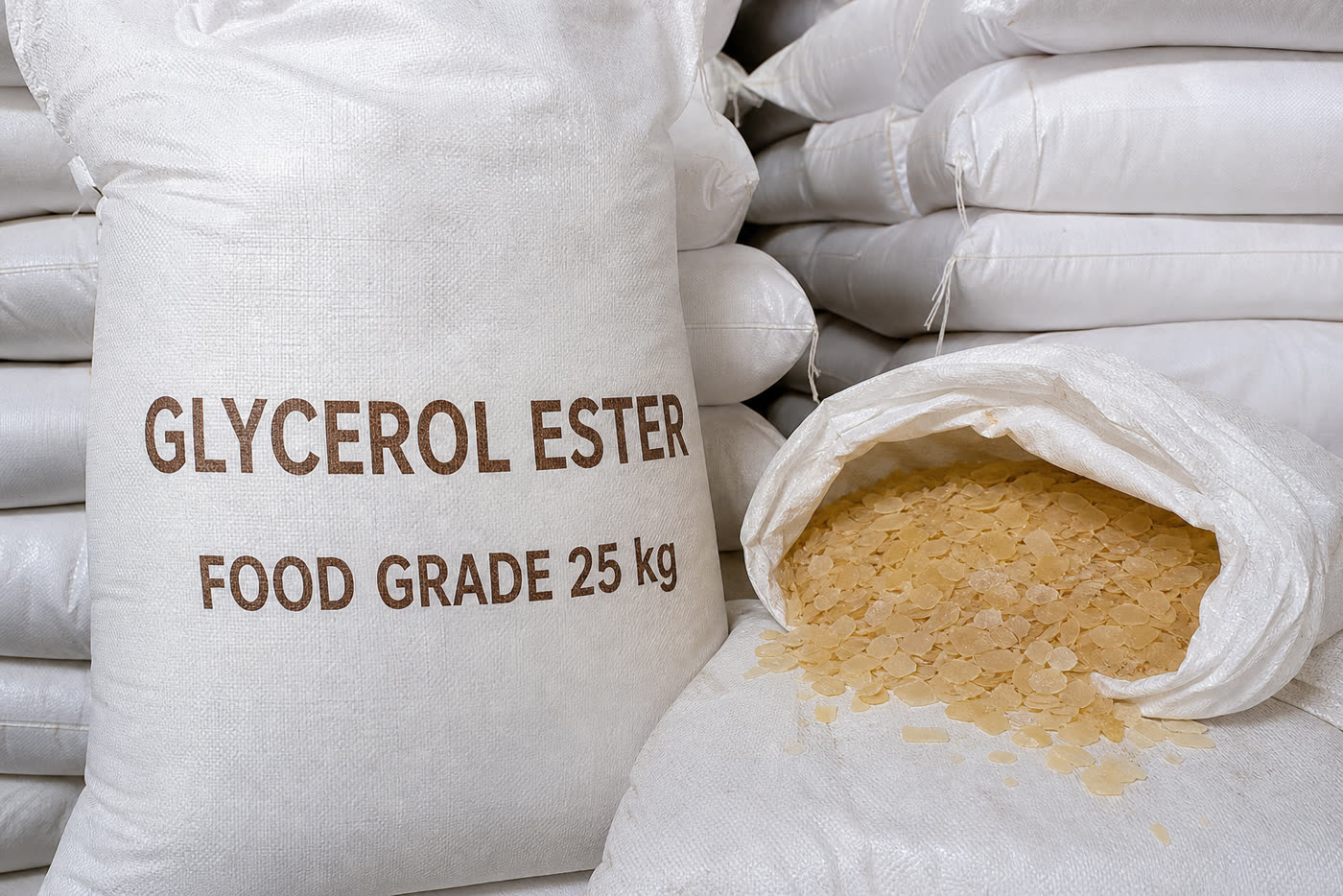 Glycerol Ester of Gum Rosin packed for despatch