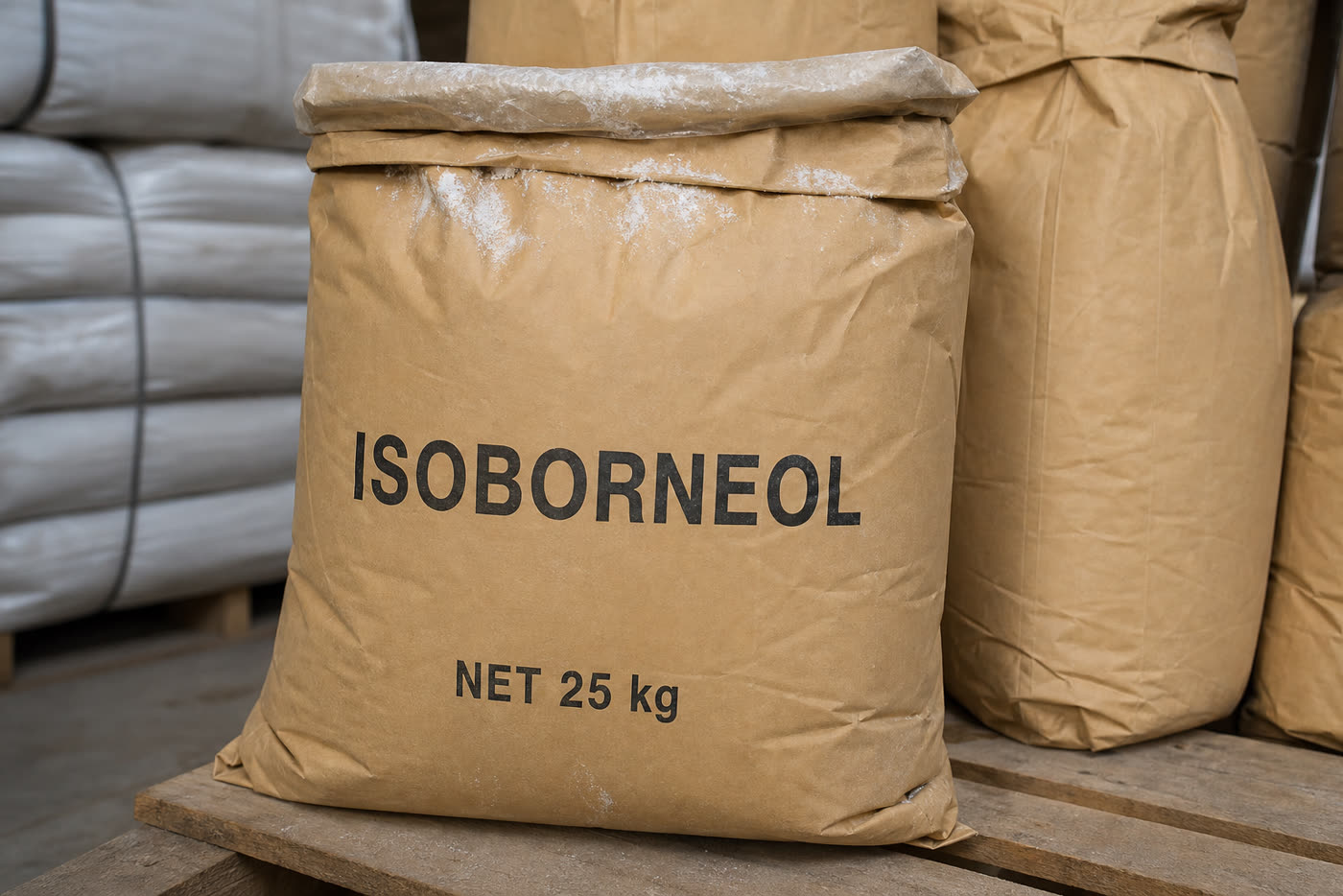 Isoborneol Powder packed for despatch