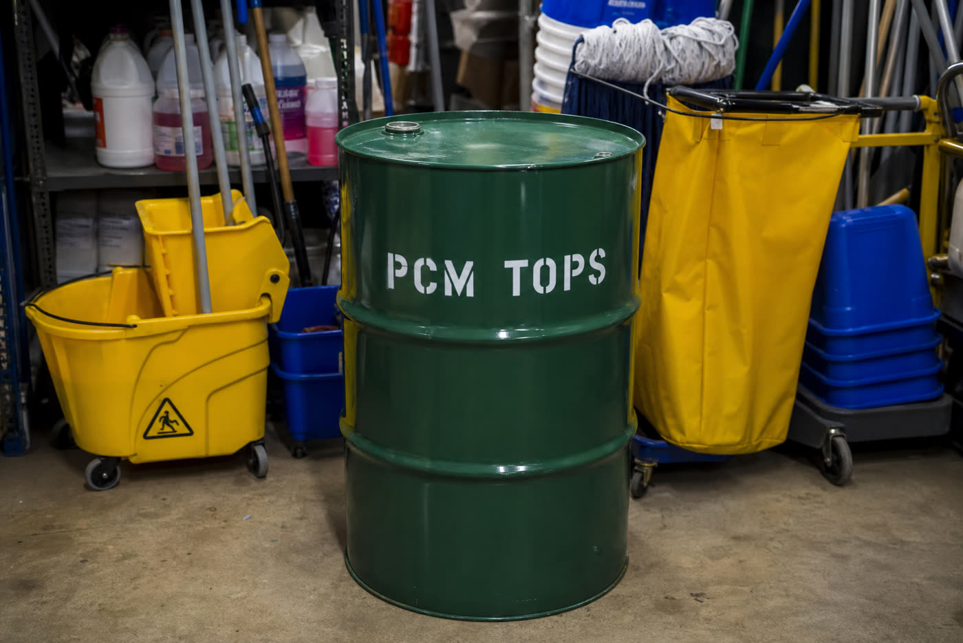 PCM Tops Phenyl Cleaner packed for despatch