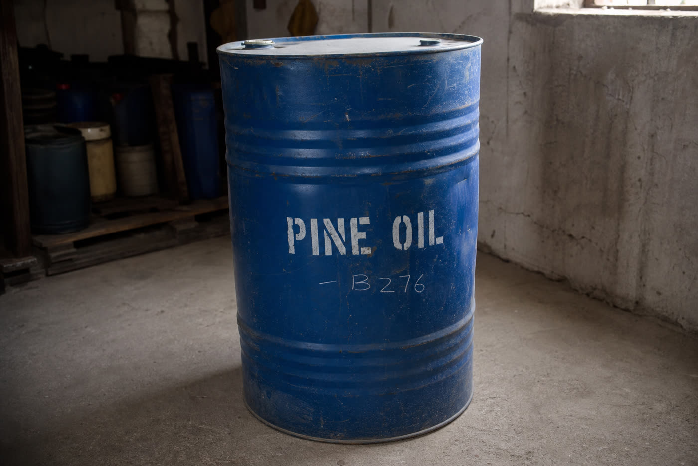 Pine Oil packed for despatch