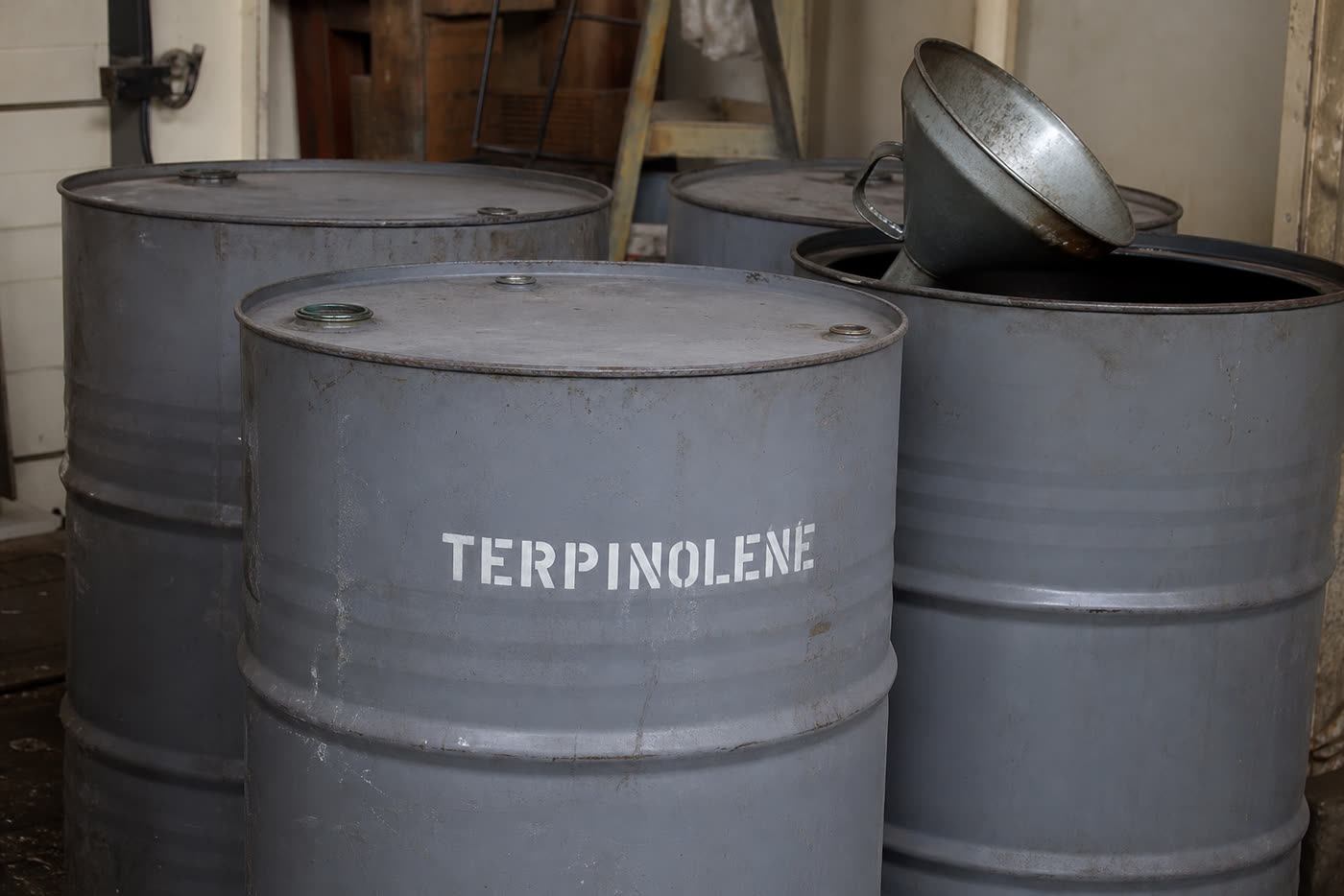 Terpinolene packed for despatch