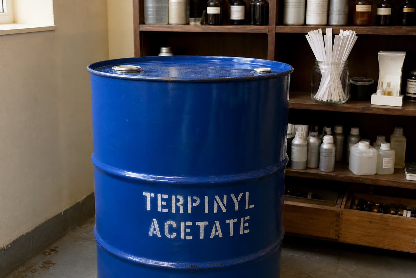 Terpinyl Acetate packed for despatch
